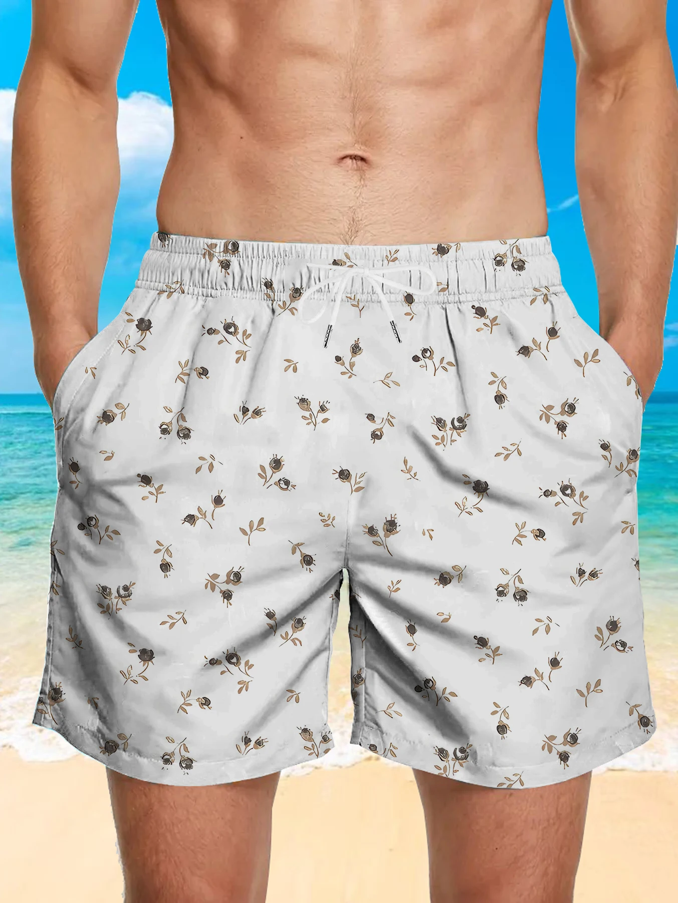 Polyester Quick Dry Men Shorts Retro Full Digital Print Beach Casual Board Pants
Polyester Quick Dry Men Shorts Retro Full Digital Print Beach Casual Board Pants