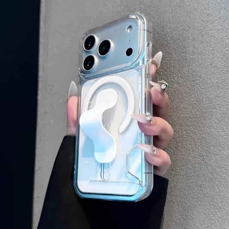 Luxury HD Clear Card Holder Bracket For Magsafe Case For iPhone 17 16 15 14 13 Pro Max Magnetic Charge Shockproof Acrylic Cover
Luxury HD Clear Card Holder Bracket For Magsafe Case For iPhone 17 16 15 14 13 Pro Max Magnetic Charge Shockproof Acrylic Cover