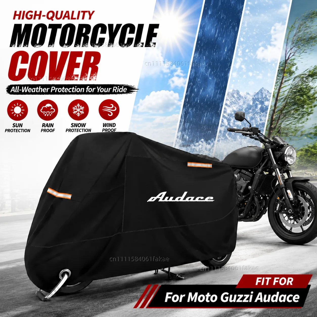 Motorcycle Cover Waterproof Outdoor All Season Dustproof UV Protective Moto Scooter Rain Cover For Moto Guzzi Audace 2015-2020
Motorcycle Cover Waterproof Outdoor All Season Dustproof UV Protective Moto Scooter Rain Cover For Moto Guzzi Audace 2015-2020