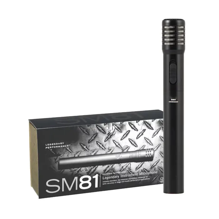 SM81 Professional Cardioid Wired Condenser Instrument Microphone High-Precision Studio Recording Mic
SM81 Professional Cardioid Wired Condenser Instrument Microphone High-Precision Studio Recording Mic