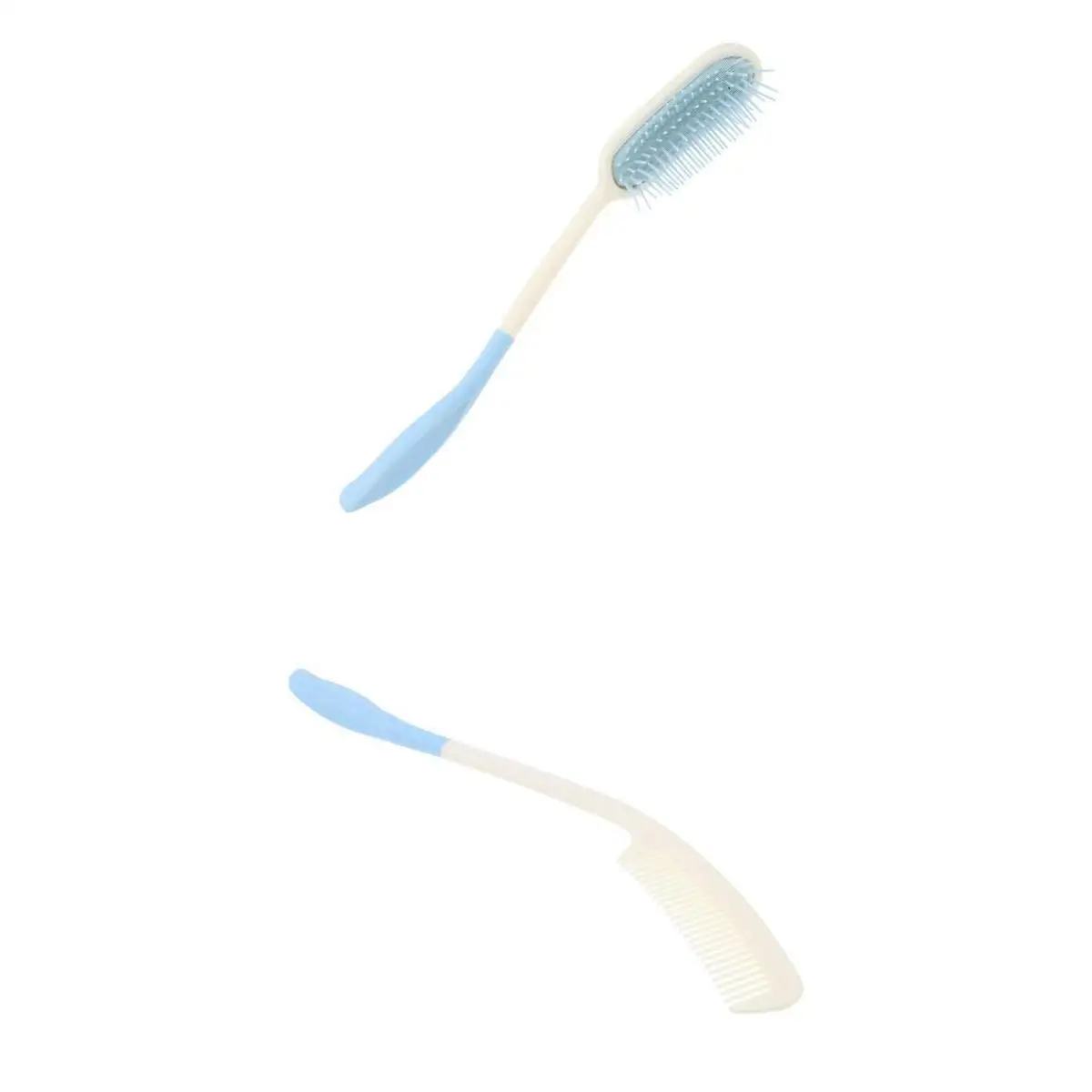 Long Handle Hair Comb White Curved Plastic Brush Easy Grip Comb for Limited Mobility Senior Use
Long Handle Hair Comb White Curved Plastic Brush Easy Grip Comb for Limited Mobility Senior Use