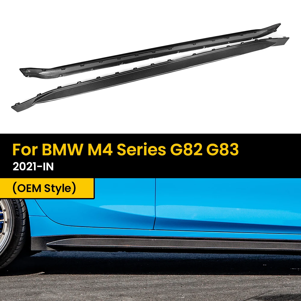 Real Dry Carbon Fiber Side Skirts for BMW M4 Series G82 G83 OEM Style 2021-IN 2Pcs/Set
Real Dry Carbon Fiber Side Skirts for BMW M4 Series G82 G83 OEM Style 2021-IN 2Pcs/Set