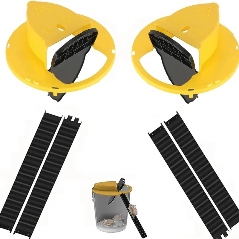 Auto Reset Intelligent Pitfall Mouse Catcher Mouse Trap Flip and Slide Bucket Lid Mice Rat Trap for Indoor Outdoor Multi Catch
Auto Reset Intelligent Pitfall Mouse Catcher Mouse Trap Flip and Slide Bucket Lid Mice Rat Trap for Indoor Outdoor Multi Catch