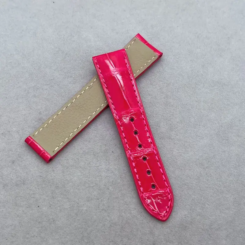 Lady Custom Alligator Watchbands Applicable SEAMASTER Flat Interface Crocodile Skin Strap 18MM 19MM 20MM 21MM 22MM Handmade Belt
Lady Custom Alligator Watchbands Applicable SEAMASTER Flat Interface Crocodile Skin Strap 18MM 19MM 20MM 21MM 22MM Handmade Belt