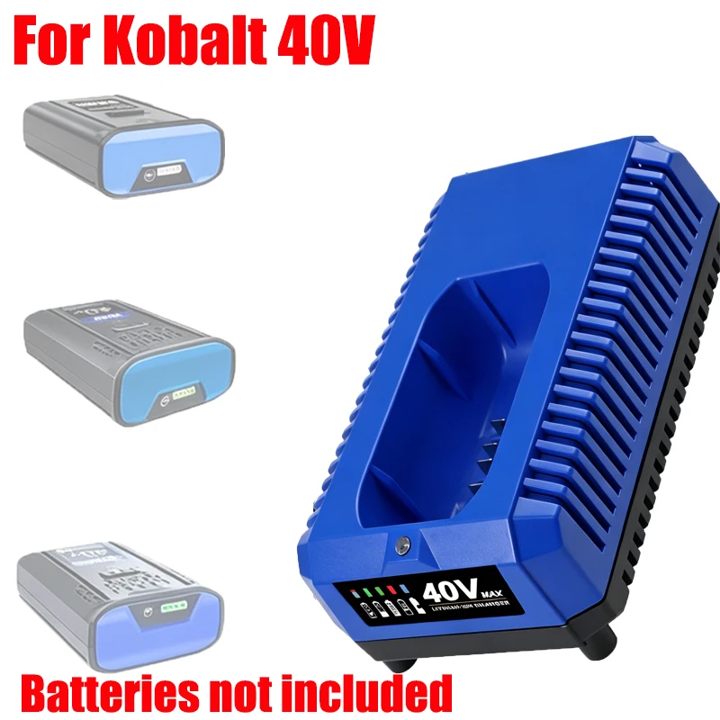 40V Lithium Battery Charging Station Compatible with For Kobalt 40V Lithium Batteries Replacement Charger Portable Rapid Charger
40V Lithium Battery Charging Station Compatible with For Kobalt 40V Lithium Batteries Replacement Charger Portable Rapid Charger