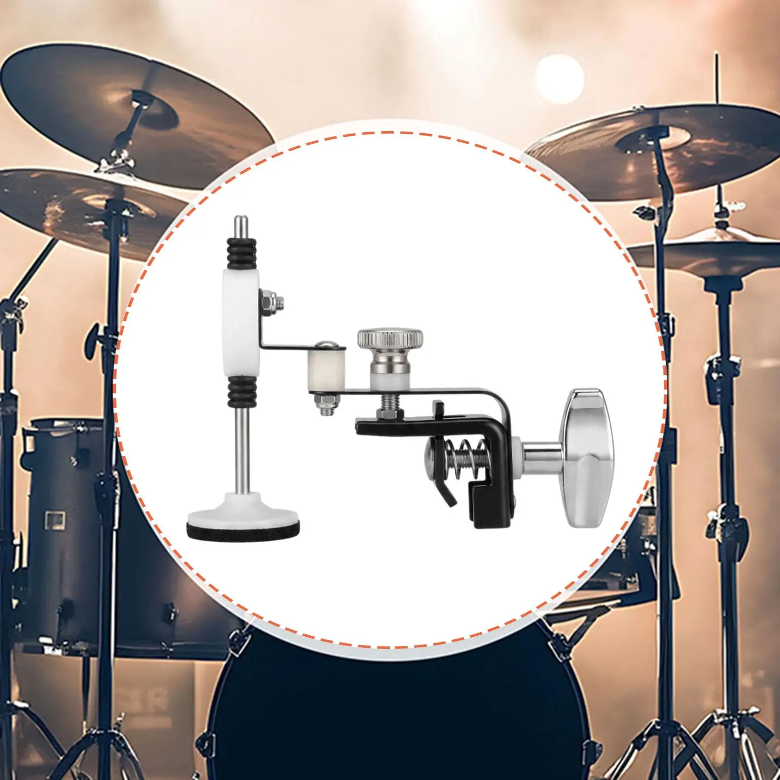 Drum Damper Mute Tool Professional, Easy Installation, Musical Parts Tone Control Muffler, Drum Accessory
Drum Damper Mute Tool Professional, Easy Installation, Musical Parts Tone Control Muffler, Drum Accessory