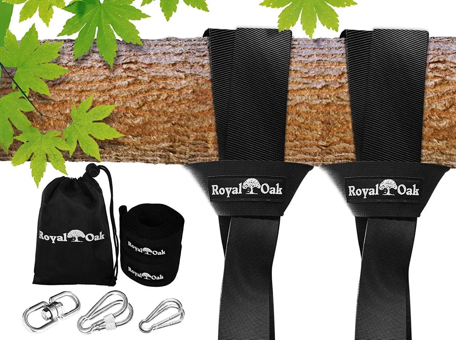 Easy Hang (4Ft) Tree Swing Strap X 2 - Holds 2200Lbs. - Heavy Duty Carabiner And Spinner - Perfect For Hammocks And Swings -
Easy Hang (4Ft) Tree Swing Strap X 2 - Holds 2200Lbs. - Heavy Duty Carabiner And Spinner - Perfect For Hammocks And Swings -