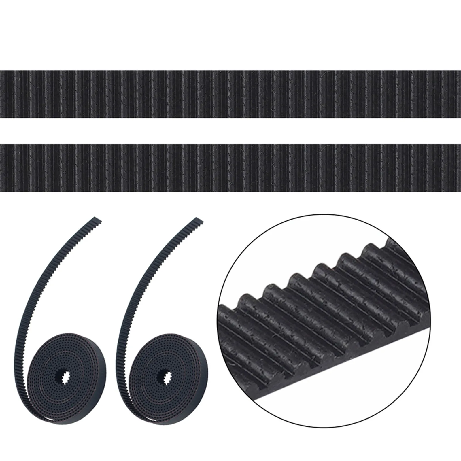 For BambuLab P2S FOR 3D PRINTER Belts XY-Axis Belt XY-Direction Belt Kit High Temperature Wear Resistance For 3D Printer Parts