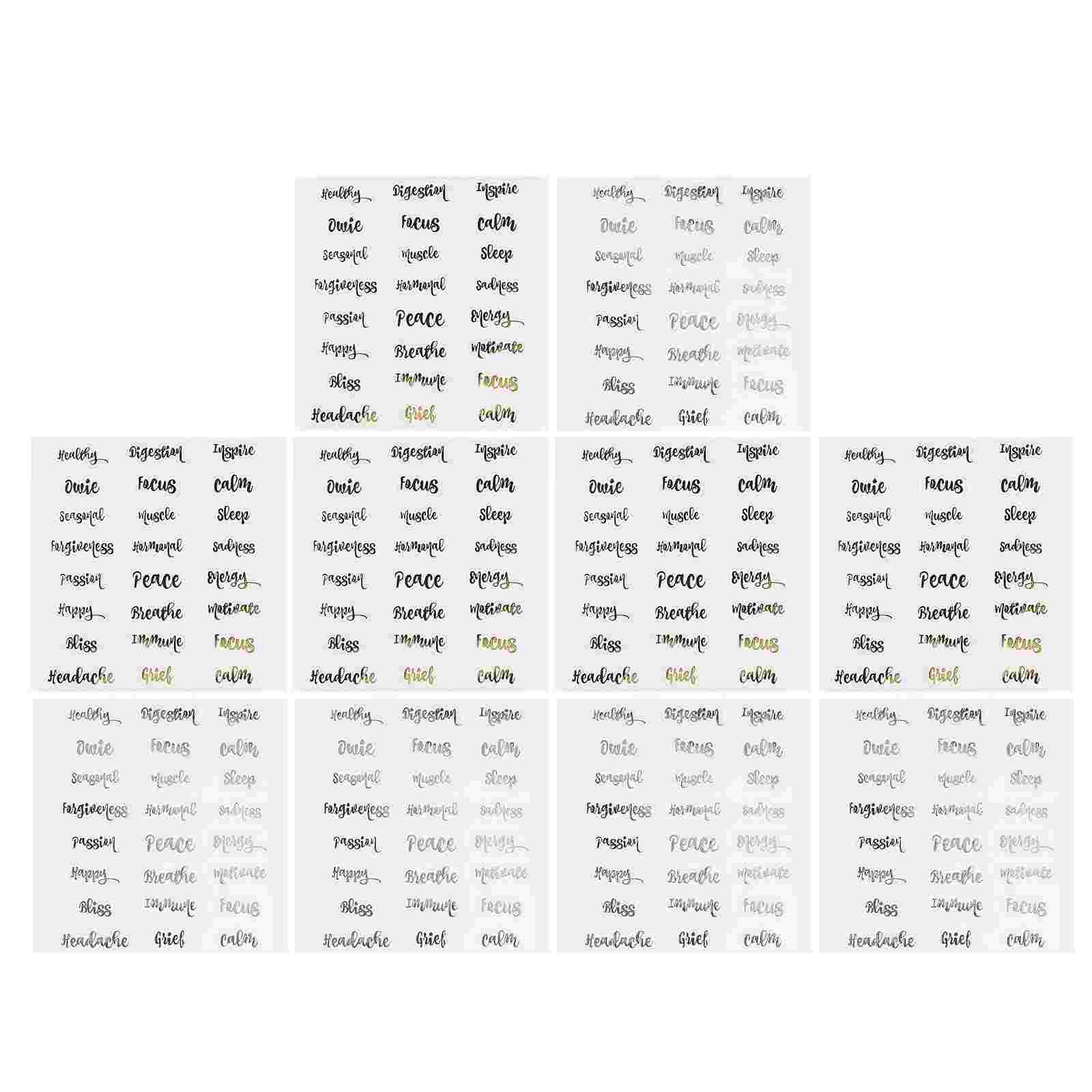 10 Sheets Essential Oil Stickers Nail Bottle Labels Accessories Pvc Gold Letter
10 Sheets Essential Oil Stickers Nail Bottle Labels Accessories Pvc Gold Letter