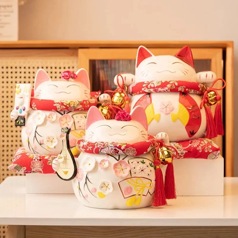 8-дюймовый керамический счеты Maneki Neko, дизайн Lucky Fortune Cat, копилка, фигурка фэн-шуй, украшение в стиле дзен, орнамент, банк монет
8-дюймовый керамический счеты Maneki Neko, дизайн Lucky Fortune Cat, копилка, фигурка фэн-шуй, украшение в стиле дзен, орнамент, банк монет