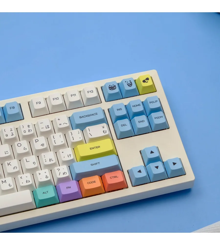 Japanese layout keycaps original factory height high full set mechanical keyboards 64 75 87 980
Japanese layout keycaps original factory height high full set mechanical keyboards 64 75 87 980