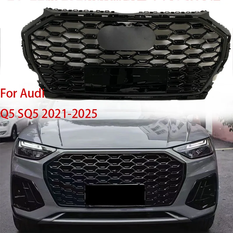 For Audi Q5 SQ5 Modified RSQ5 Racing Grills Honeycomb Hood 2021 2022 2023 2024 2025 Grill Front Bumper Mesh Cover Plate
For Audi Q5 SQ5 Modified RSQ5 Racing Grills Honeycomb Hood 2021 2022 2023 2024 2025 Grill Front Bumper Mesh Cover Plate