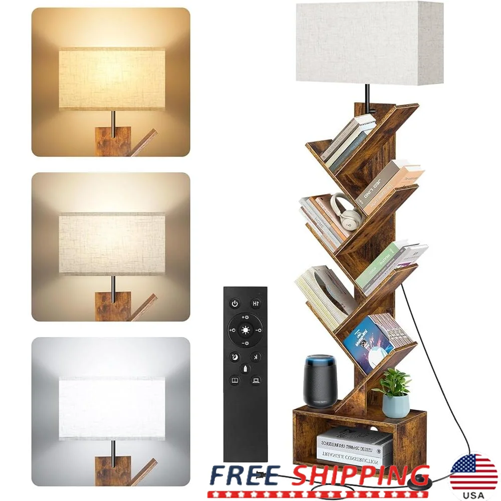 6 Tier Tree Bookshelf with Light Remote Dimmable Storage Cabinet Corner Bookcase Organizer Tall Book Display Indoor Furniture
6 Tier Tree Bookshelf with Light Remote Dimmable Storage Cabinet Corner Bookcase Organizer Tall Book Display Indoor Furniture