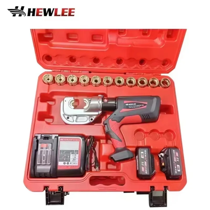HEWLEE HL-400B Battery Powered Crimping Copper And Aluminum Cable Tool With Display Screen Electric Hydraulic Crimping Pliers
HEWLEE HL-400B Battery Powered Crimping Copper And Aluminum Cable Tool With Display Screen Electric Hydraulic Crimping Pliers