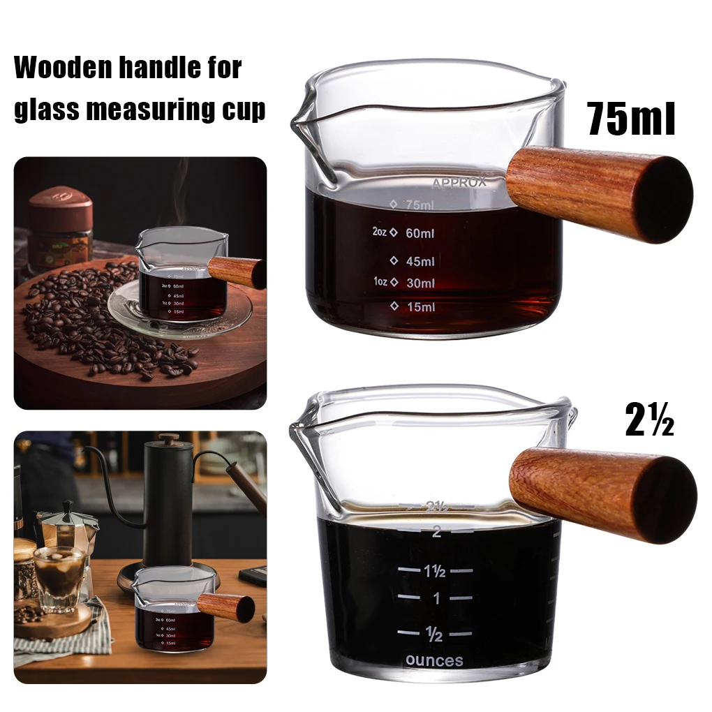 Мерная чашка для кофе, измерительный прибор, широкое применение, молочный кувшин с ручкой из боросиликатного стекла, нетоксичный, разные весы 
Мерная чашка для кофе, измерительный прибор, широкое применение, молочный кувшин с ручкой из боросиликатного стекла, нетоксичный, разные весы