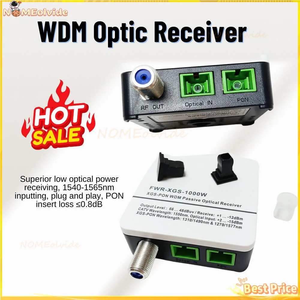 Passive FFTX 10G XGS-PON CATV Receiver Mininode Panaive WDM Optical Reoeiver GPON EPON
Passive FFTX 10G XGS-PON CATV Receiver Mininode Panaive WDM Optical Reoeiver GPON EPON