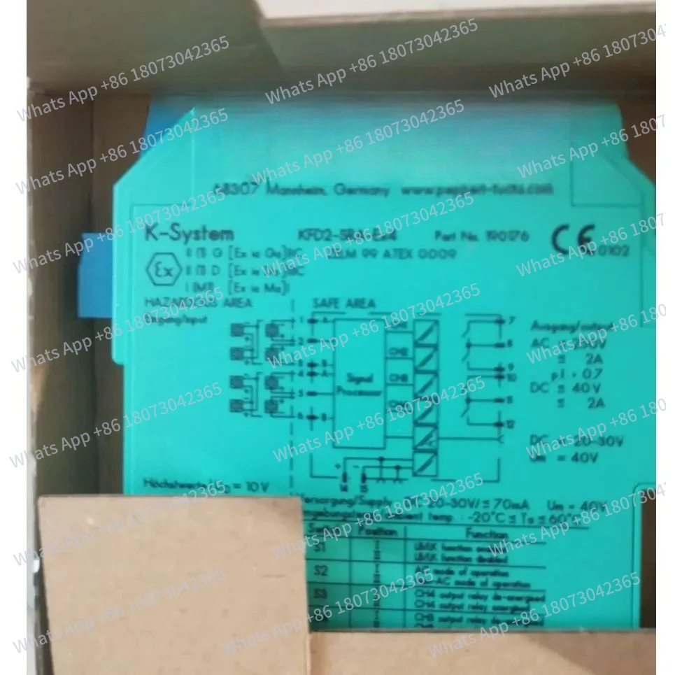1 шт. новый оригинальный подлинный KFD2-SRA-Ex4
1 шт. новый оригинальный подлинный KFD2-SRA-Ex4