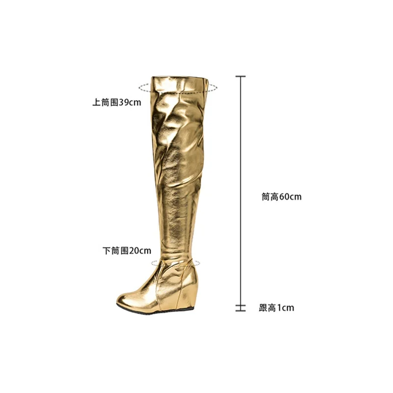 SIMLOVEYO Over Knee Boots 60cm High Shiny Fashion Round Toe Wedge Heel Heel Big Size 47 48 US16 US17 Red Black
SIMLOVEYO Over Knee Boots 60cm High Shiny Fashion Round Toe Wedge Heel Heel Big Size 47 48 US16 US17 Red Black