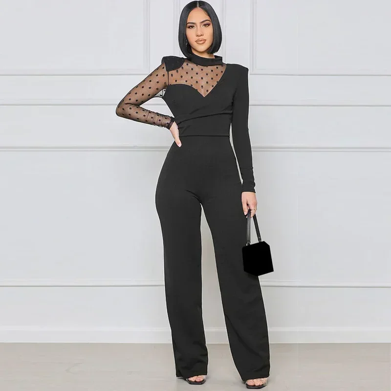 GUWU сетчатый лоскутный комбинезон с высокой талией для вечеринок, сексуальный прямой женский элегантный комбинезон с широкими штанинами, офисный женский комбинезон
GUWU сетчатый лоскутный комбинезон с высокой талией для вечеринок, сексуальный прямой женский элегантный комбинезон с широкими штанинами, офисный женский комбинезон