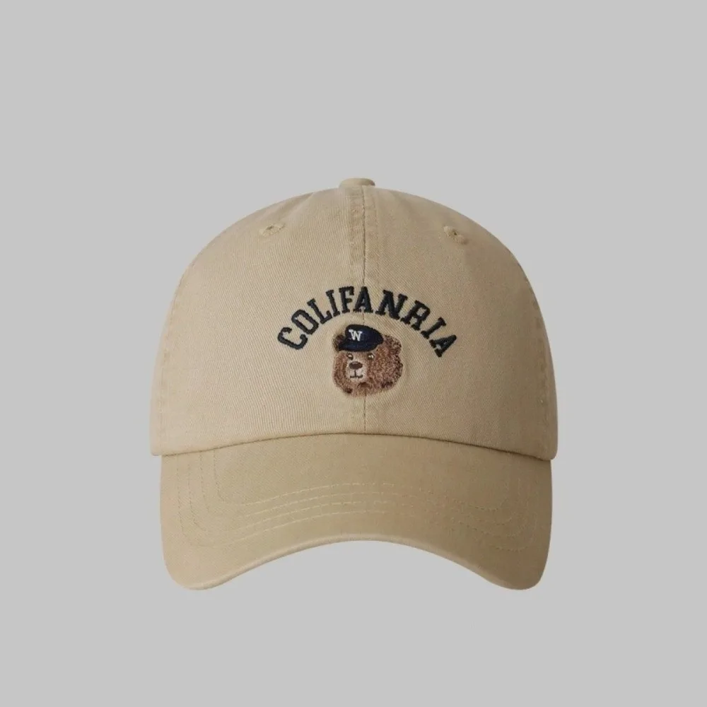 Casual Korean Bear Embroidery Cap Cotton Solid Color Men Women Baseball Cap Versatile Sweet Snapback Hat Visors
Casual Korean Bear Embroidery Cap Cotton Solid Color Men Women Baseball Cap Versatile Sweet Snapback Hat Visors