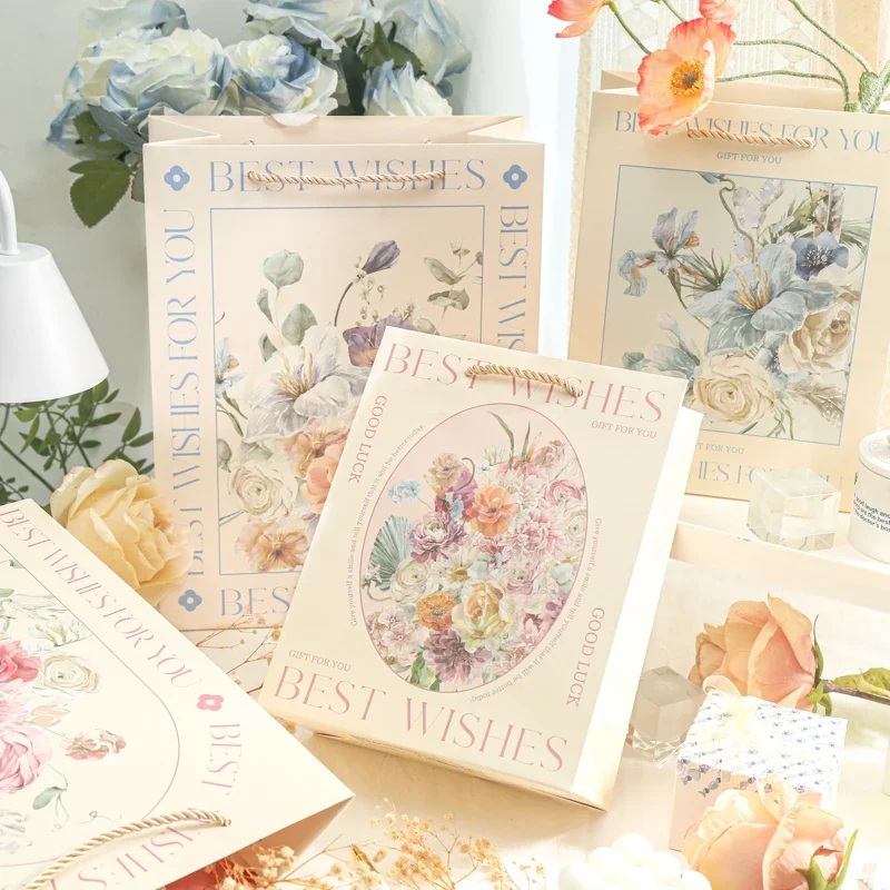 Flower Message Gift Bag Beautiful Handheld Packaging Paper Bag Creative and Exquisite Children's Birthday Handheld Gift Bag
Flower Message Gift Bag Beautiful Handheld Packaging Paper Bag Creative and Exquisite Children's Birthday Handheld Gift Bag