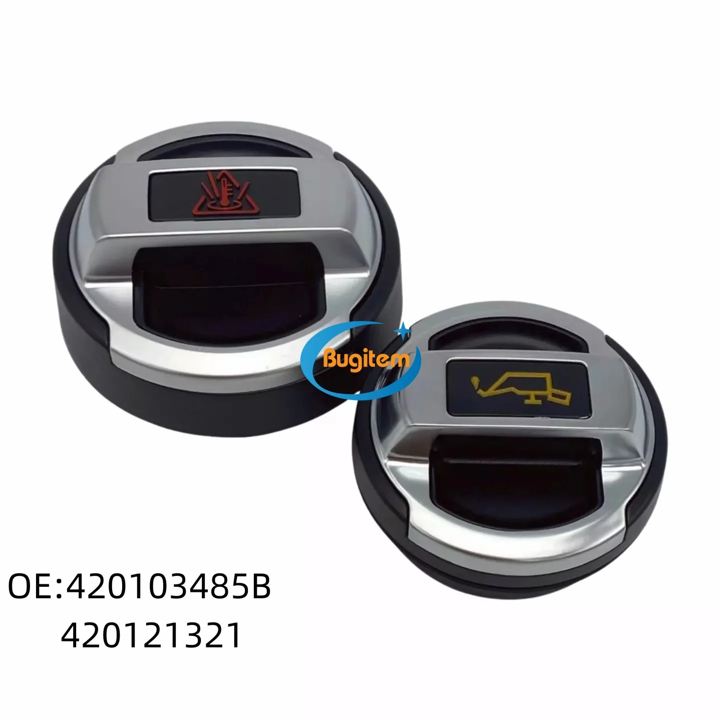 Car Oil Filler Cap Cover for R8 A3 A4 A6 A8 Golf Passat 420103485B & Coolant Expansion Tank Cap Lid Retro 420121321
Car Oil Filler Cap Cover for R8 A3 A4 A6 A8 Golf Passat 420103485B & Coolant Expansion Tank Cap Lid Retro 420121321
