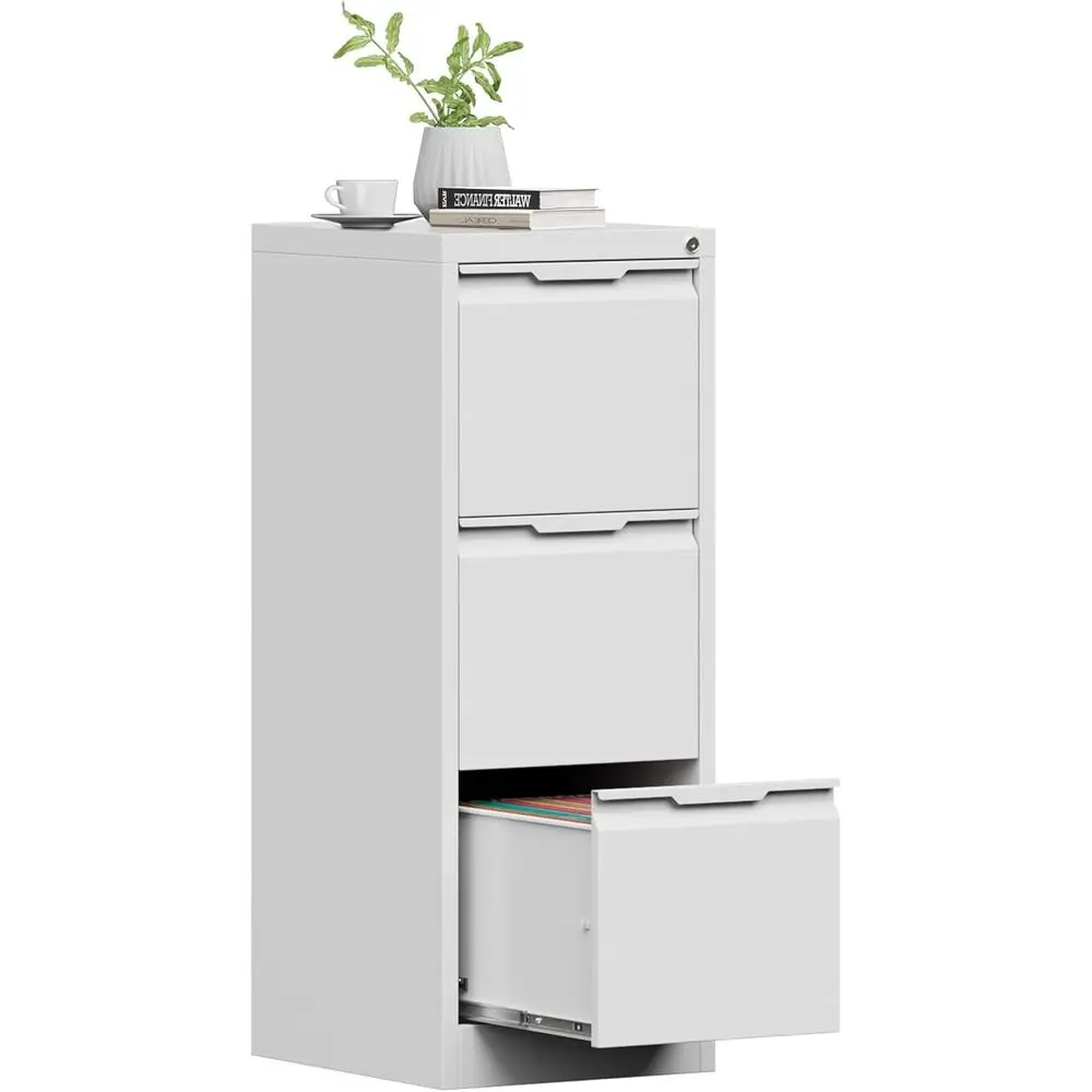 White Veal Filing Cabinet with Lock, Suitable for Home or Office, Locking Metal Cabinet, Holds Letter/Legal/A4 Files, Assembly R
White Veal Filing Cabinet with Lock, Suitable for Home or Office, Locking Metal Cabinet, Holds Letter/Legal/A4 Files, Assembly R