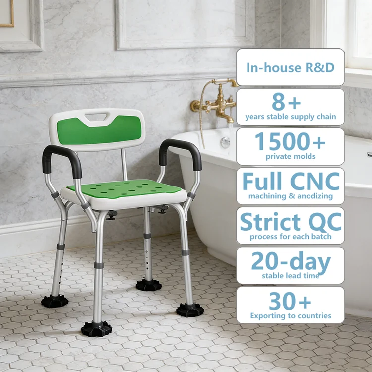 Simplywalk Aluminum Alloy 200KG Bath Shower Chair Handrail Toilet Adult People UKCA Long-term Partner
Simplywalk Aluminum Alloy 200KG Bath Shower Chair Handrail Toilet Adult People UKCA Long-term Partner