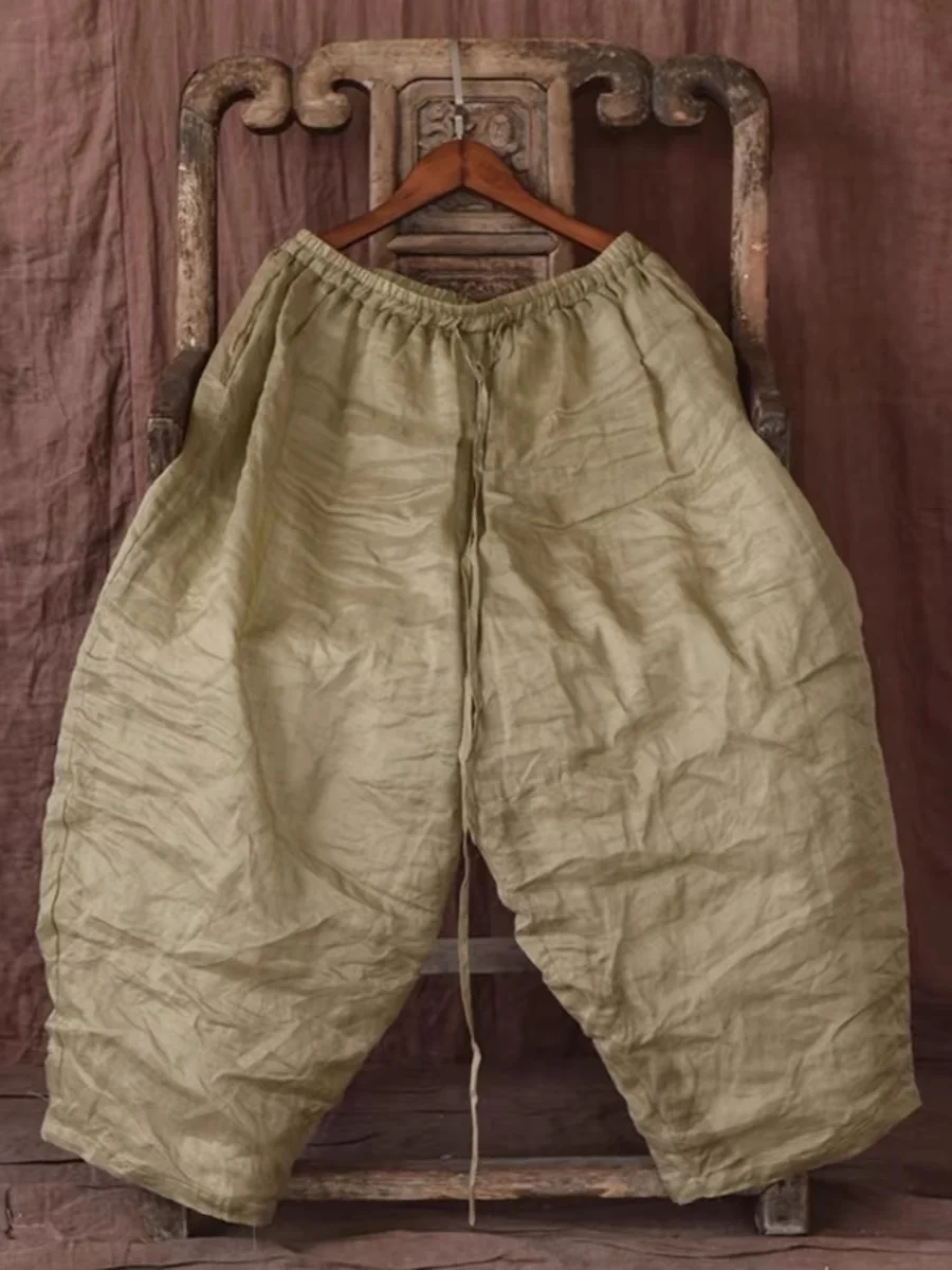 High-End Women's Summer New Lightweight Flax Loose Casual Wide Leg Pants Artistic Sle Straight Leg High Waist Long Trousers
High-End Women's Summer New Lightweight Flax Loose Casual Wide Leg Pants Artistic Sle Straight Leg High Waist Long Trousers