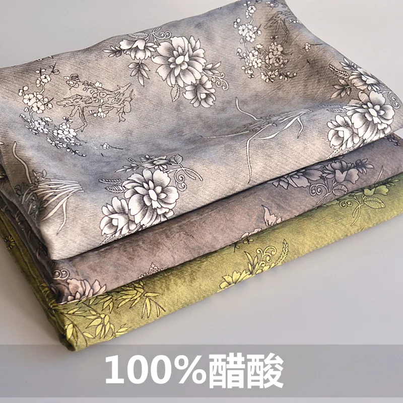 High end Spring and Summer,100% Acetate Sewing Fabric For Chinese Style Retro Qipao, Suspender Dress AC083
High end Spring and Summer,100% Acetate Sewing Fabric For Chinese Style Retro Qipao, Suspender Dress AC083