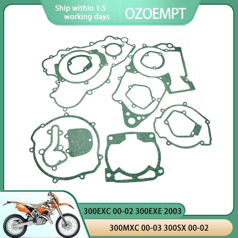 Прокладка для ремонта цилиндра двигателя OZOEMPT, подходит для 300EXC 00-02 300EXE 2003 300MXC 00-03 300SX 00-02
Прокладка для ремонта цилиндра двигателя OZOEMPT, подходит для 300EXC 00-02 300EXE 2003 300MXC 00-03 300SX 00-02