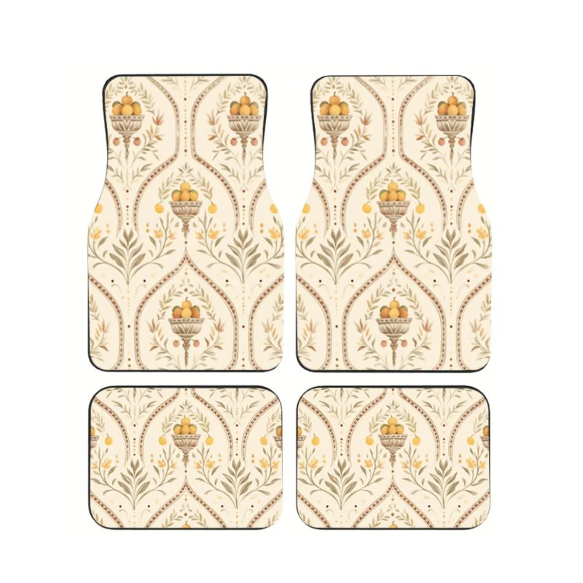 4pcs French Vintage Floral Fruit Car Floor Mats Universal Fit Anti-Slip Waterproof Auto Foot Carpets Car Interior Accessories
4pcs French Vintage Floral Fruit Car Floor Mats Universal Fit Anti-Slip Waterproof Auto Foot Carpets Car Interior Accessories