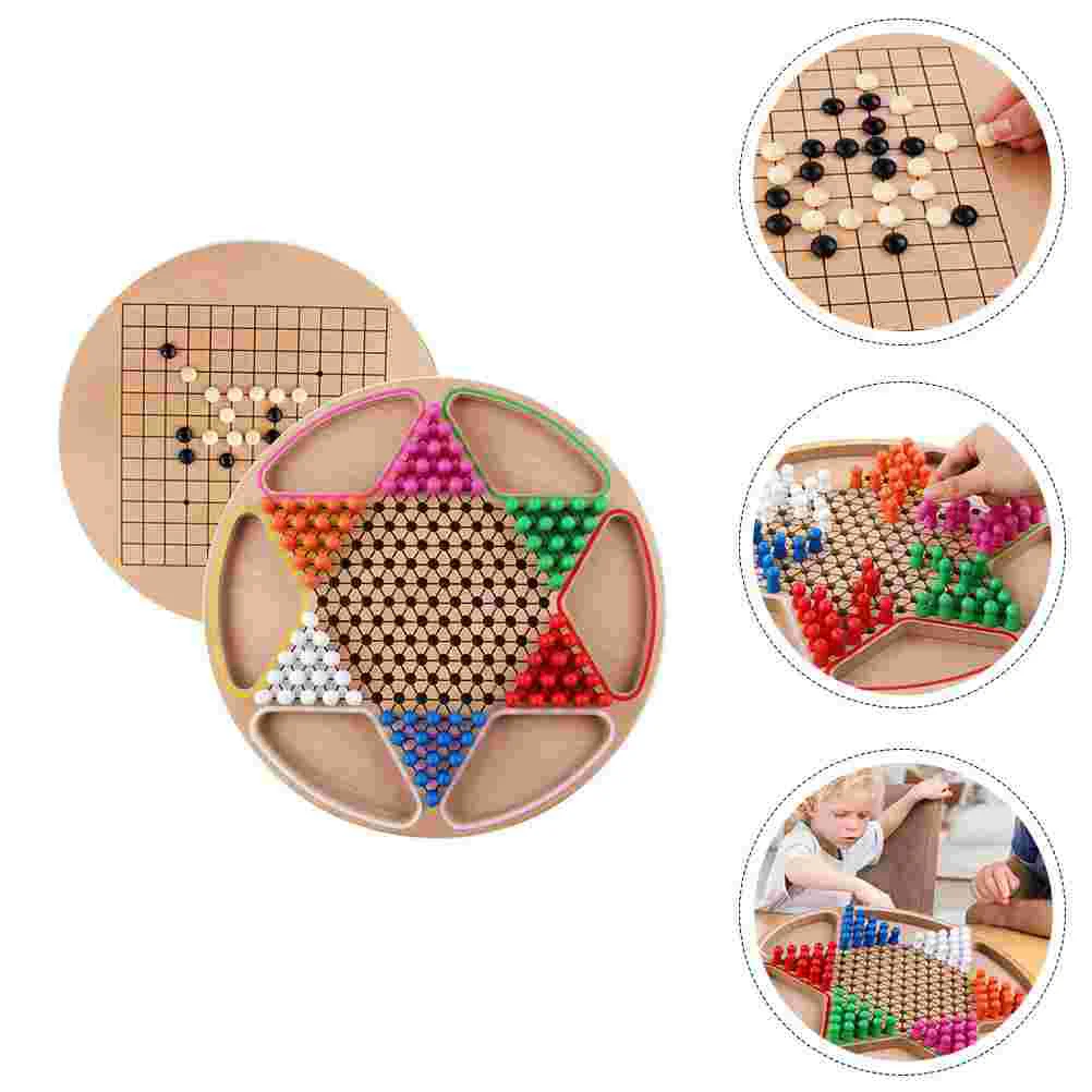 Checkers Backgammon Cognitive Toy Educational Gobang Plaything Kids Toys Two-in-one Wooden Chinese Travel
Checkers Backgammon Cognitive Toy Educational Gobang Plaything Kids Toys Two-in-one Wooden Chinese Travel