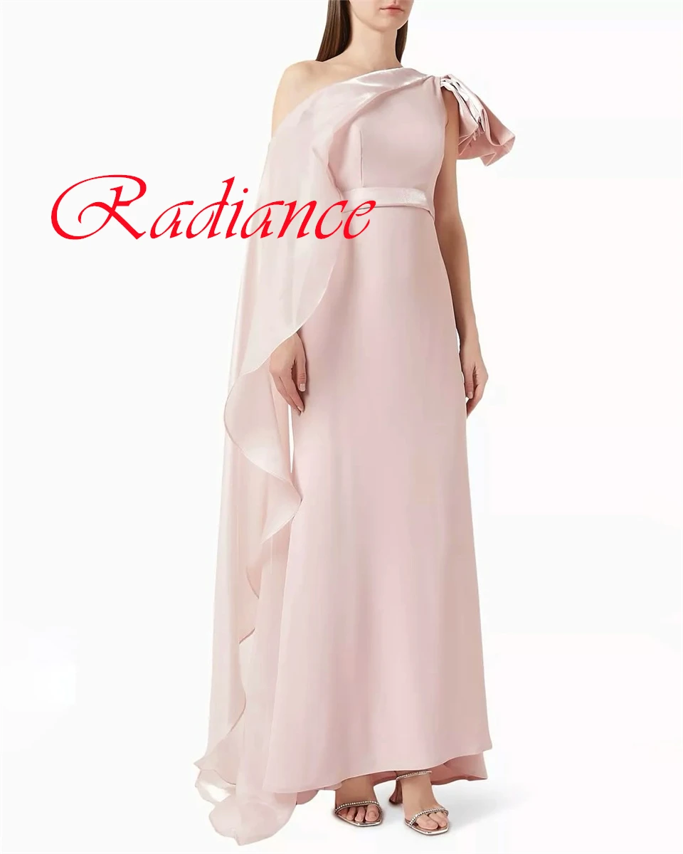 Customized Temperament Champagne Jersey Evening Dress Exquisite One Shoulder Shawl Sleeveless Sweep Train Special Occasion Gowns
Customized Temperament Champagne Jersey Evening Dress Exquisite One Shoulder Shawl Sleeveless Sweep Train Special Occasion Gowns