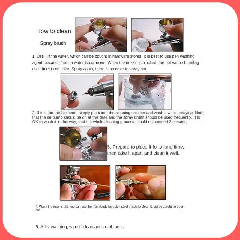 AA89-Airbrush Kit Double Action Silver 0.2Mm Air 0.5Mm Fluid Tips Needles For Painting Nails Cake Tattoo
AA89-Airbrush Kit Double Action Silver 0.2Mm Air 0.5Mm Fluid Tips Needles For Painting Nails Cake Tattoo