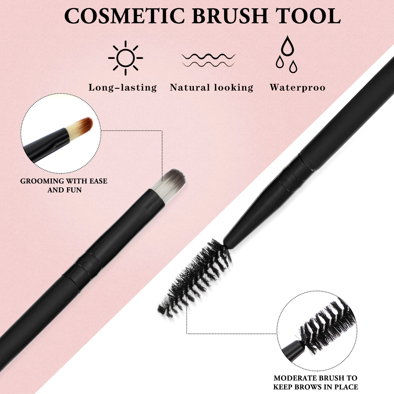 15pcs Makeup Set Plastic Black Eyelash Lip Eyebrow Blending Tools Travel Makeup Brushes Gifts Women Accessories
15pcs Makeup Set Plastic Black Eyelash Lip Eyebrow Blending Tools Travel Makeup Brushes Gifts Women Accessories