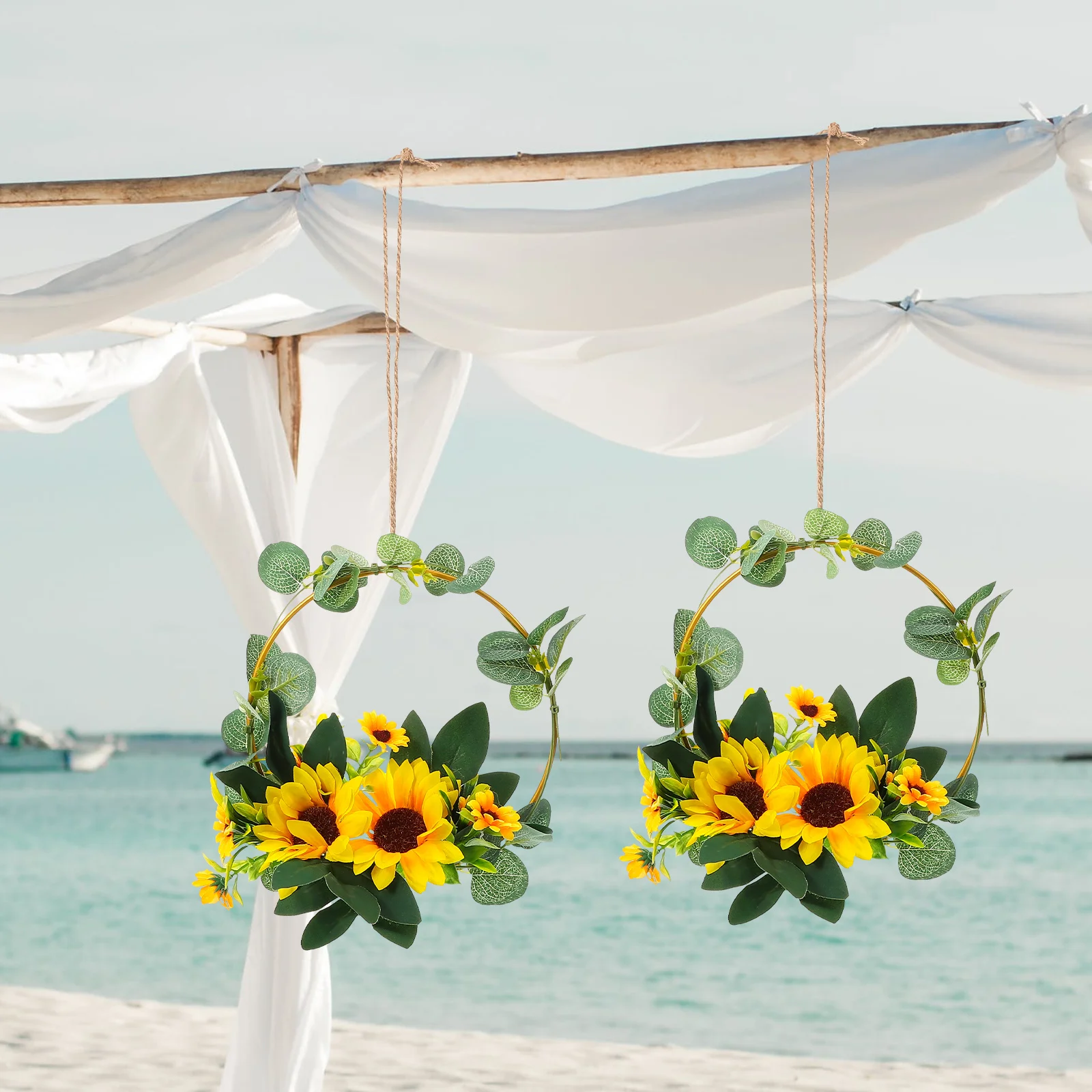Sunflowers Artificial Wedding Decoration Pendant Fake Wreath Wall Hanging Greenery Garland
Sunflowers Artificial Wedding Decoration Pendant Fake Wreath Wall Hanging Greenery Garland