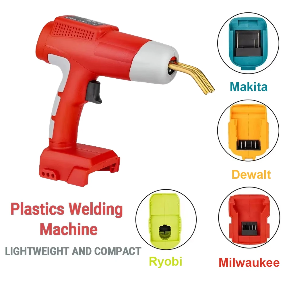 Wireless Plastics Welding Machine for Makita/DeWalt /Milwaukee/Ryobi 18V-20V Portable Panel Crack Repair Welding Gun
Wireless Plastics Welding Machine for Makita/DeWalt /Milwaukee/Ryobi 18V-20V Portable Panel Crack Repair Welding Gun