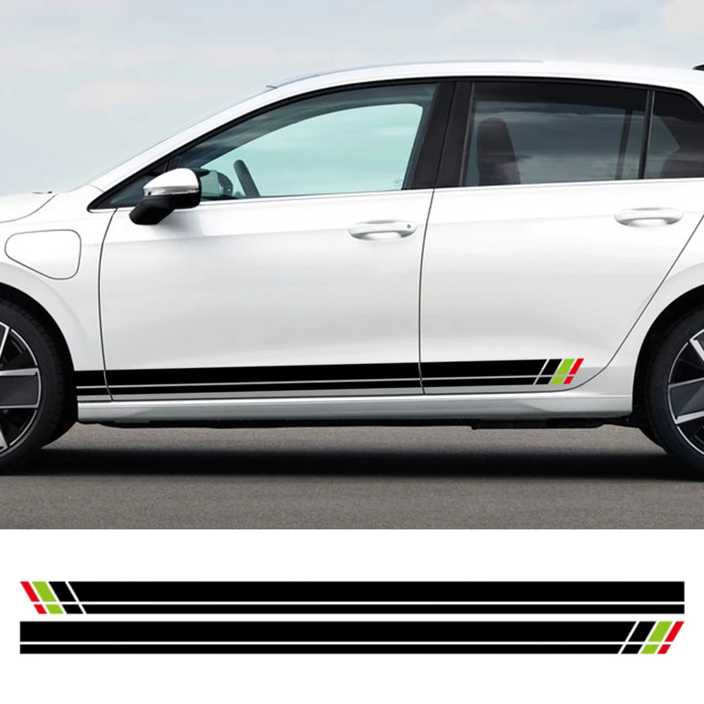 2PCS Car Door Side Stickers Racing Sport Styling Decoration Vinyl Decal For Volkswagen VW Golf 8 7 5 4 6 GTI MK8 MK7 MK5 MK6 MK4
2PCS Car Door Side Stickers Racing Sport Styling Decoration Vinyl Decal For Volkswagen VW Golf 8 7 5 4 6 GTI MK8 MK7 MK5 MK6 MK4