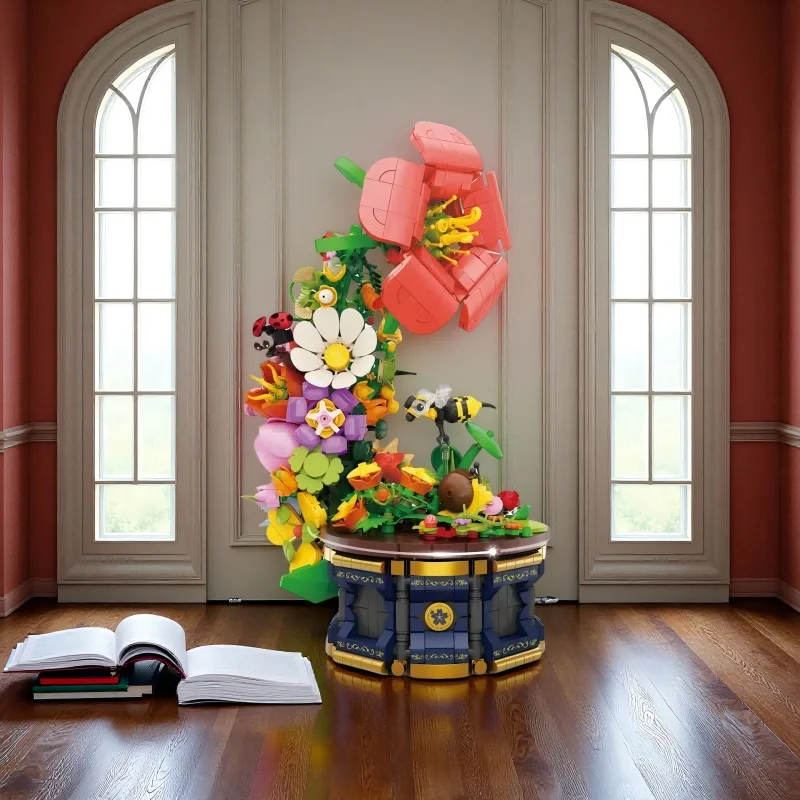 1426PCS Jungle Flower Music Box Building Block Toy Set, Home Assembly Games and Home Decors, Festival and Birthday Gifts
1426PCS Jungle Flower Music Box Building Block Toy Set, Home Assembly Games and Home Decors, Festival and Birthday Gifts