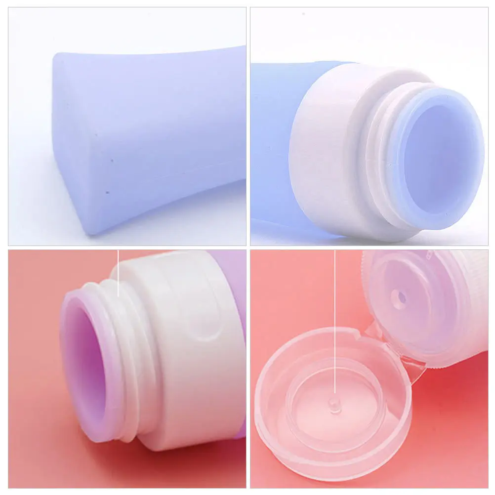1 set 80Ml Travel Bottles Refillable Silicone Toiletry Container For Shampoo Lotion Sunscreen Subpackage Squeezable Portable
1 set 80Ml Travel Bottles Refillable Silicone Toiletry Container For Shampoo Lotion Sunscreen Subpackage Squeezable Portable