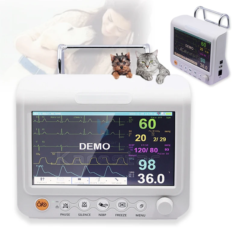 Easy Use Animal Multi-Parameter Monitor For Anesthesia Care Patient Monitor
Easy Use Animal Multi-Parameter Monitor For Anesthesia Care Patient Monitor