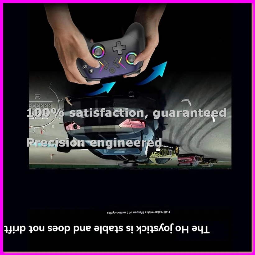 Wireless Bluetooth Game Controller for Switch/Switch PRO/Switch Lite/PC/Mobile with Wake-Up Macro Programmable Gamepad A-ELEC
Wireless Bluetooth Game Controller for Switch/Switch PRO/Switch Lite/PC/Mobile with Wake-Up Macro Programmable Gamepad A-ELEC
