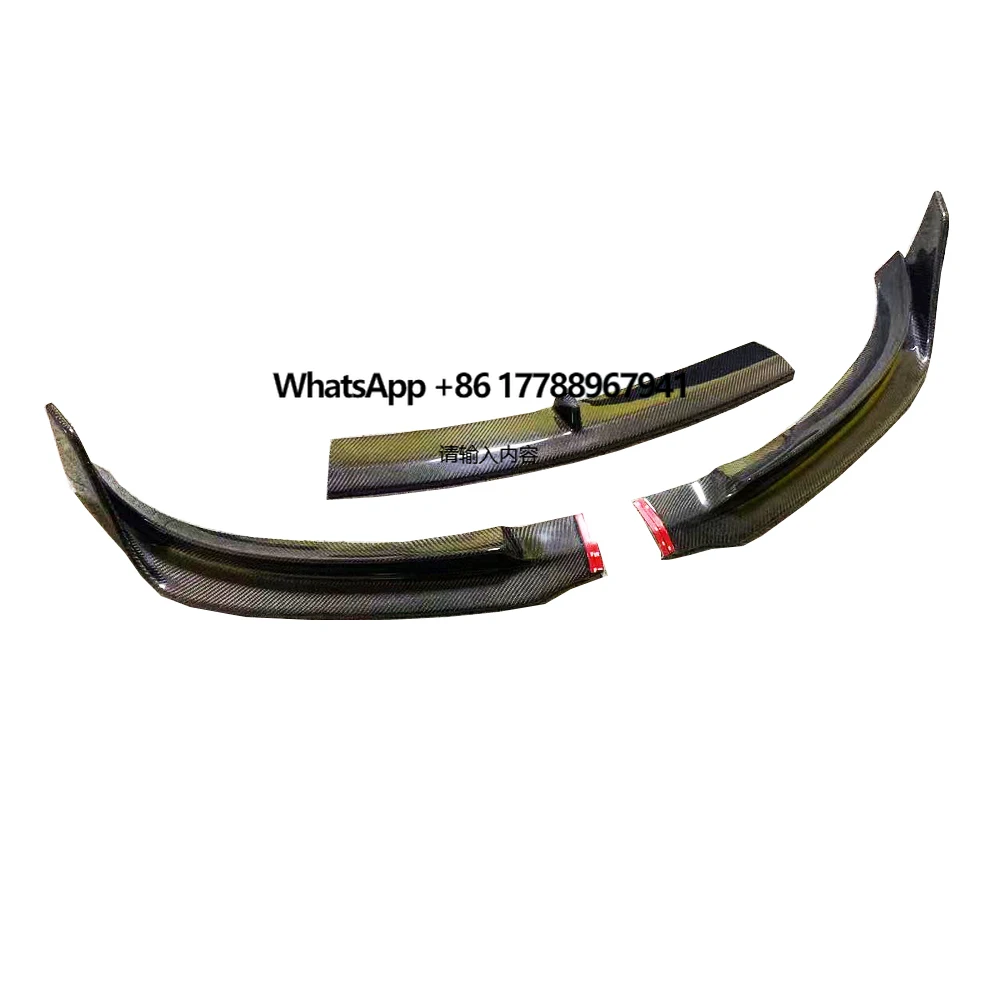 3Pcs Style Model 3 Real Carbon Fiber Front Lip for Model 3 Auto Racing Car Front Bumper Chin Lip SPoiler Splitter Body Kit
3Pcs Style Model 3 Real Carbon Fiber Front Lip for Model 3 Auto Racing Car Front Bumper Chin Lip SPoiler Splitter Body Kit