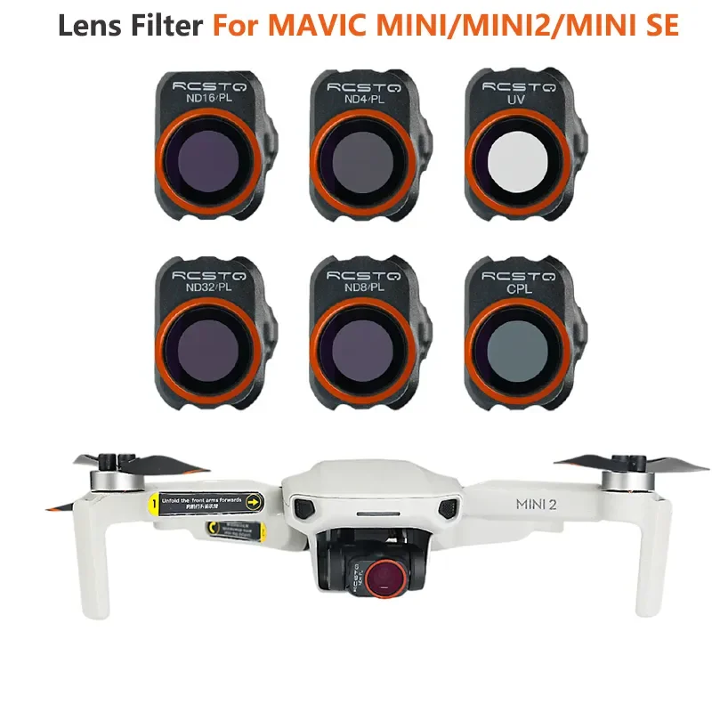 Mini/Mini2/Mini SE Drone Filters UV/CPL/ND4PL/ND8PL/ND16PL/ND32PL Filters Kit for DJI Mavic Mini Camera Drone Accessories
Mini/Mini2/Mini SE Drone Filters UV/CPL/ND4PL/ND8PL/ND16PL/ND32PL Filters Kit for DJI Mavic Mini Camera Drone Accessories