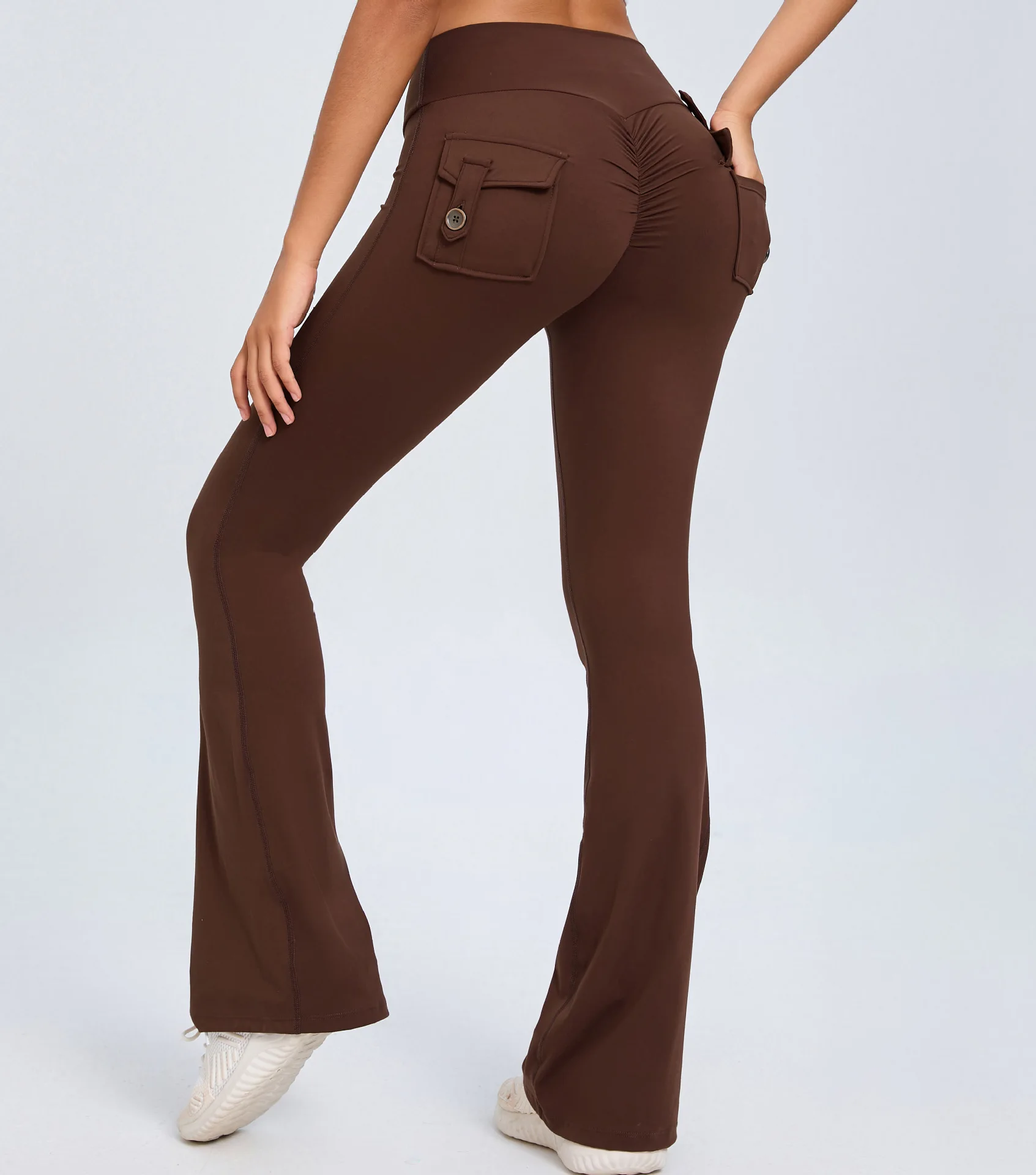 Baggy Pocket Yoga Pants Women Flared Long Pants Women Fitness Sweatpants Female Push Up Dance Trousers Gym Workout Clothes
Baggy Pocket Yoga Pants Women Flared Long Pants Women Fitness Sweatpants Female Push Up Dance Trousers Gym Workout Clothes
