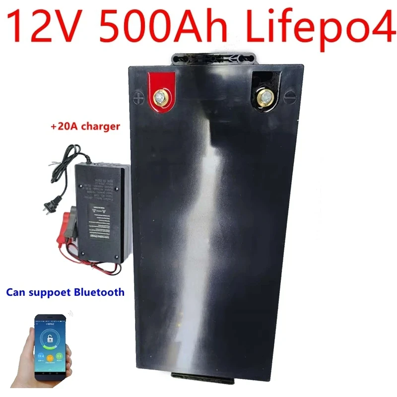 12V 500AH 600Ah Lifepo4 battery lithium deep cycle with bluetooth BMS APP for Solar Storage trolling motor boat +20A charger
12V 500AH 600Ah Lifepo4 battery lithium deep cycle with bluetooth BMS APP for Solar Storage trolling motor boat +20A charger