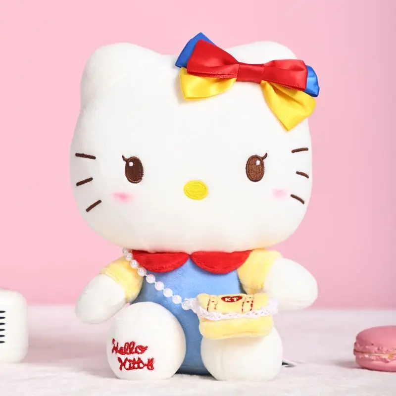 Official Sanrio Hello Kitty Plush Toy Cute Cat Stuffed Doll with Candy Bow for Girls Birthday Gift Kawaii Licensed Character Toy
Official Sanrio Hello Kitty Plush Toy Cute Cat Stuffed Doll with Candy Bow for Girls Birthday Gift Kawaii Licensed Character Toy