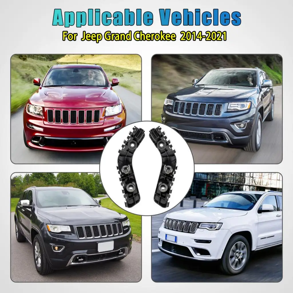 2X Car Front Bumper Brackets Support Retainers For Jeep Grand Cherokee 2014 2015 2016 2017 2018 2019 2021 68144218AD 68144218AE
2X Car Front Bumper Brackets Support Retainers For Jeep Grand Cherokee 2014 2015 2016 2017 2018 2019 2021 68144218AD 68144218AE