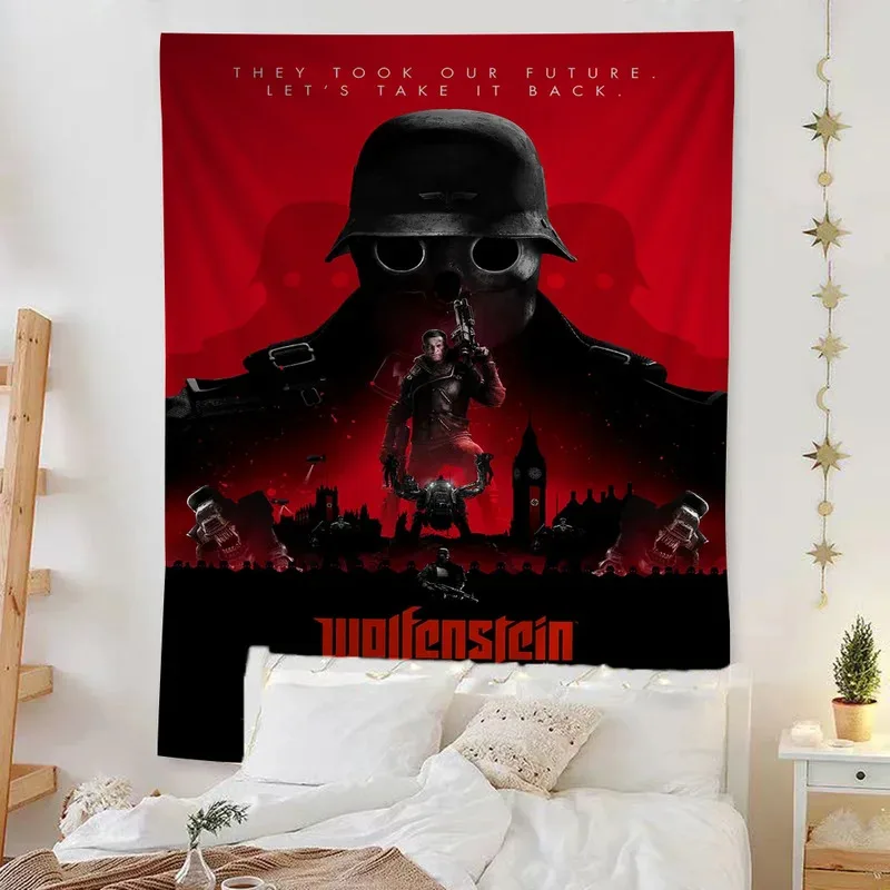 JKJ20Wolfenstein аниме видеоигра аниме гобелен подвесной Таро хиппи настенные коврики настенные листы для общежития 4Dn^
JKJ20Wolfenstein аниме видеоигра аниме гобелен подвесной Таро хиппи настенные коврики настенные листы для общежития 4Dn^